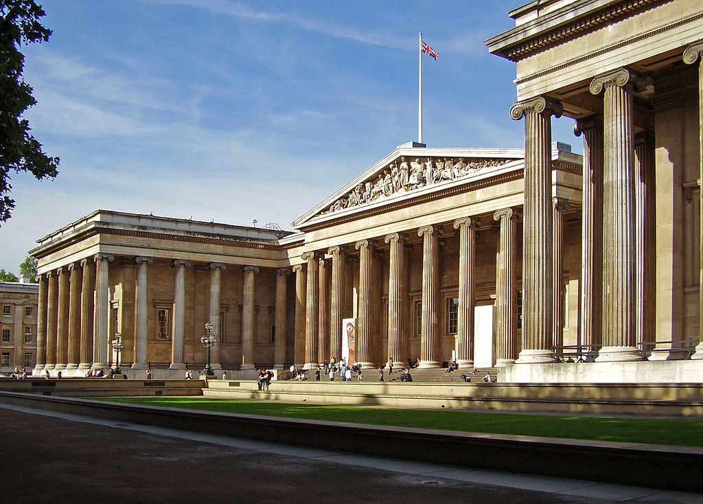 British Museum, ett känt kulturhistoriskt museum